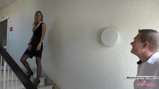 Hot German Melanie Schweiger banged in hotel room and creampie
